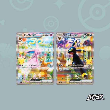 Deck - Pokémon - 30TH CELEBRATION PREMIUM DECK SET MENTALI & NOCTALI - Japonais - Scellé