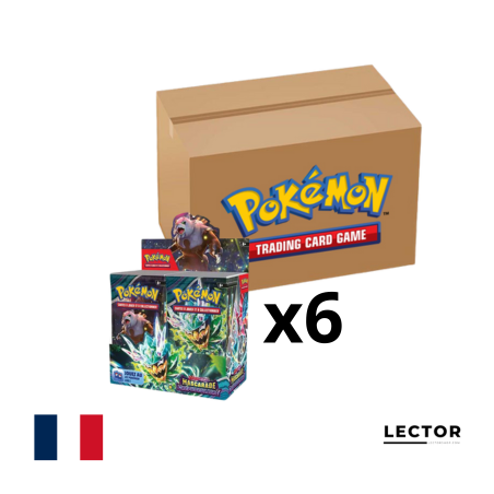 Carton scellé - Pokémon - Mascarade Crépusculaire - EV6 - 6 Displays - Scellé - Français