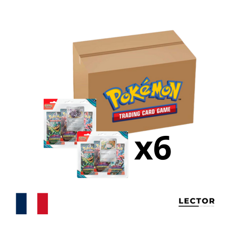 Carton scellé - Pokémon - Mascarade Crépusculaire - EV6 - 12 tripacks - Scellé - Français