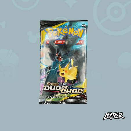 Pokémon - Artset de 4 boosters Duo de Choc SL09 - Français
