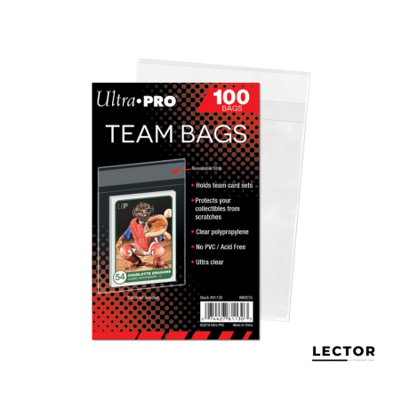 Pochettes - Team Bags - Protèges TopLoader - ULTRA PRO - Transparent - par 100