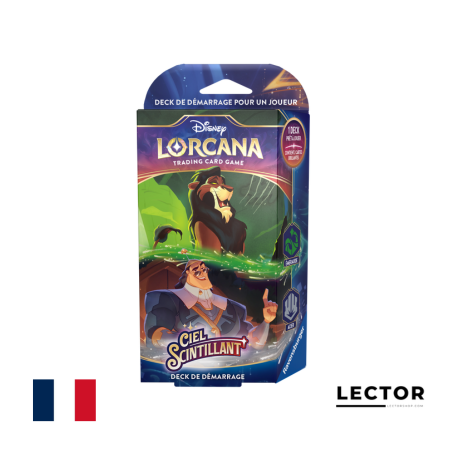 Deck - Disney - Ciel Scintillant - Scar et Kronk - Lorcana - Scellé - Français