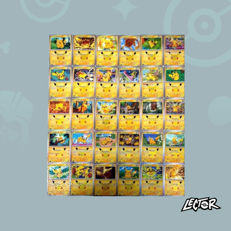 Cartes - Pokémon - 30TH ANNIVERSARY - SET COMPLET 30 PIKACHU - Japonais