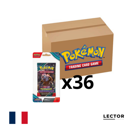 Carton scellé - Pokémon - Mascarade Crépusculaire - EV6 - 36 blisters - Scellé - Français