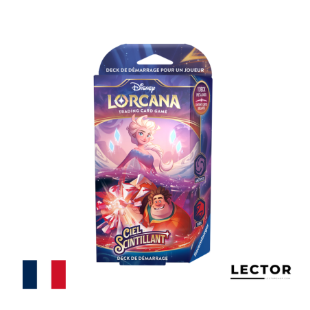 Deck - Disney - Ciel Scintillant - Elsa et Ralph - Lorcana - Scellé - Français