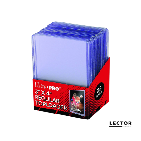 TopLoader - Protèges Cartes - ULTRA PRO - Transparent - par 25