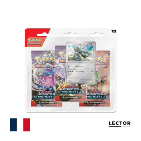 Tripack Motorizard- Pokémon - Forces Temporelles - EV5 -  Scellé - Français